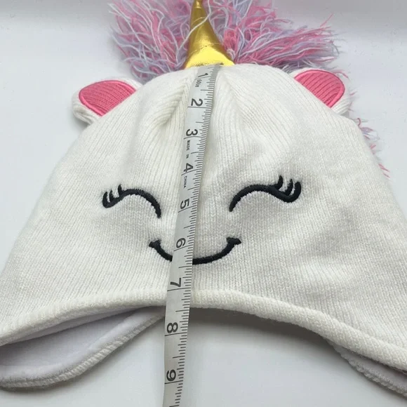 Unicorn Knit Hat with Gold Horn - Picture 9 of 9